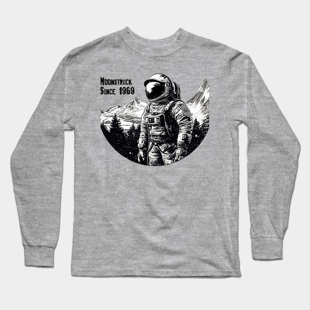Moon Landing Legacy: Lunar Explorer Edition Long Sleeve T-Shirt by Klimek Prints